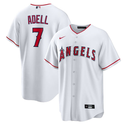 Jo Adell Los Angeles Angels Nike Home Replica Jersey - White