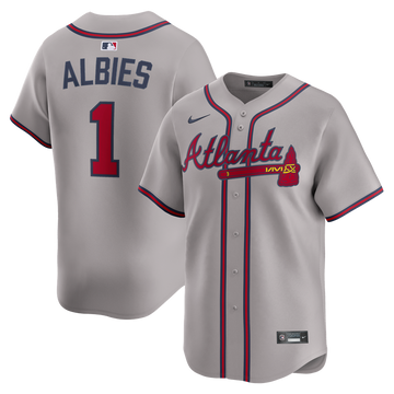 Ozzie Albies Atlanta Braves Nike Road Limited Player Jersey - Gray
