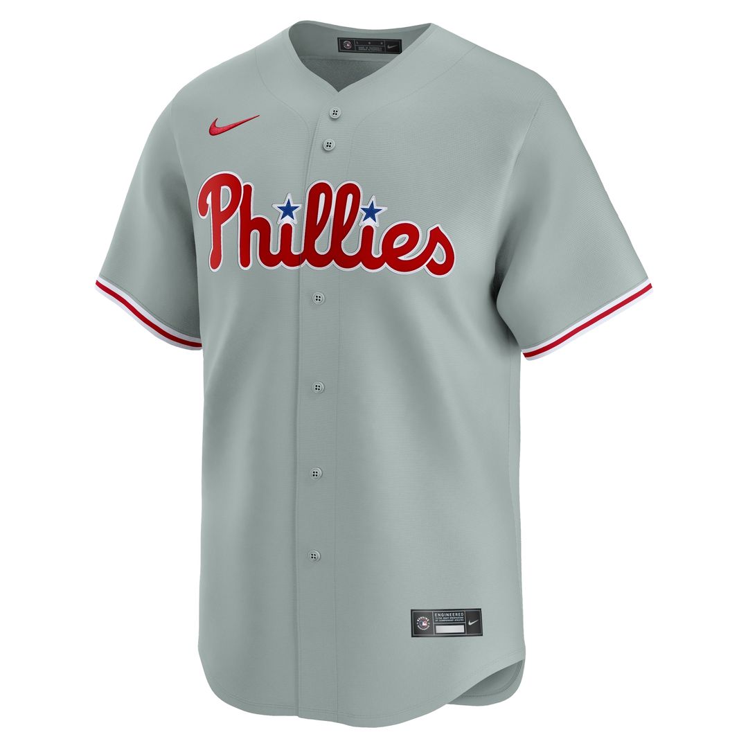 Bryce Harper Philadelphia Phillies Nike Road Limited Player Jersey - Gray