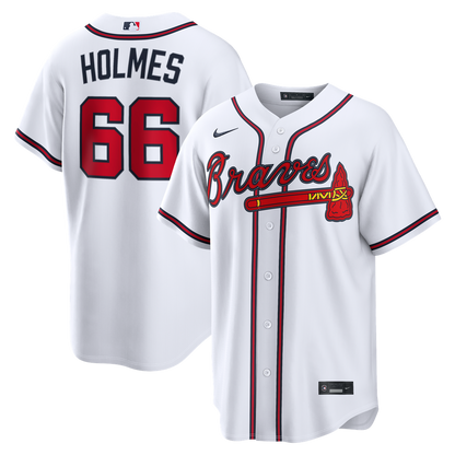Grant Holmes Atlanta Braves Nike Home Replica Jersey - White