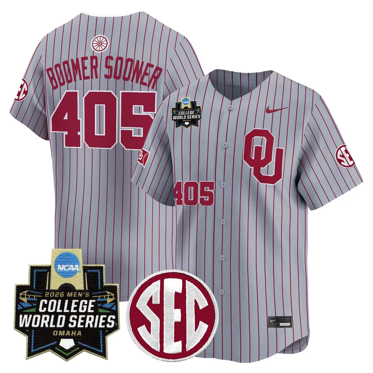 Men's Oklahoma Sooners 2026 World Series Vapor Premier Limited Jersey - All Stitched