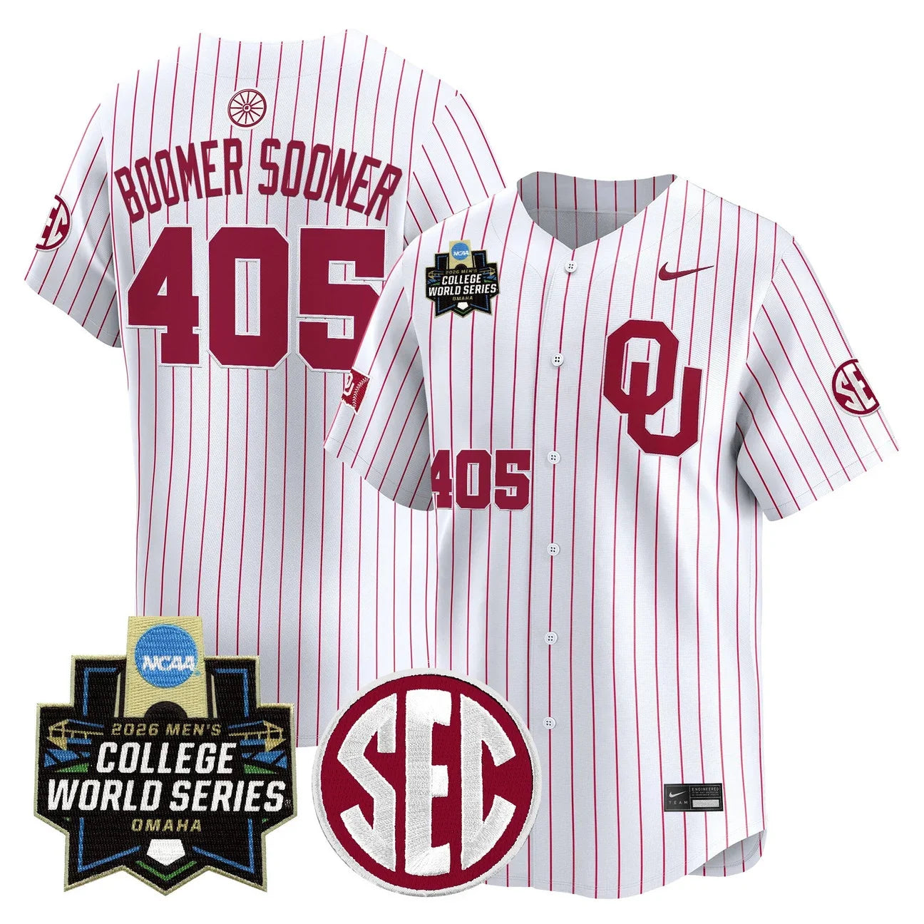 Men's Oklahoma Sooners 2026 World Series Vapor Premier Limited Jersey - All Stitched