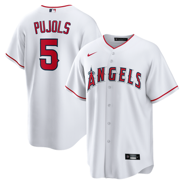 Albert Pujols Los Angeles Angels Nike Home Retired Player Replica Jersey - White