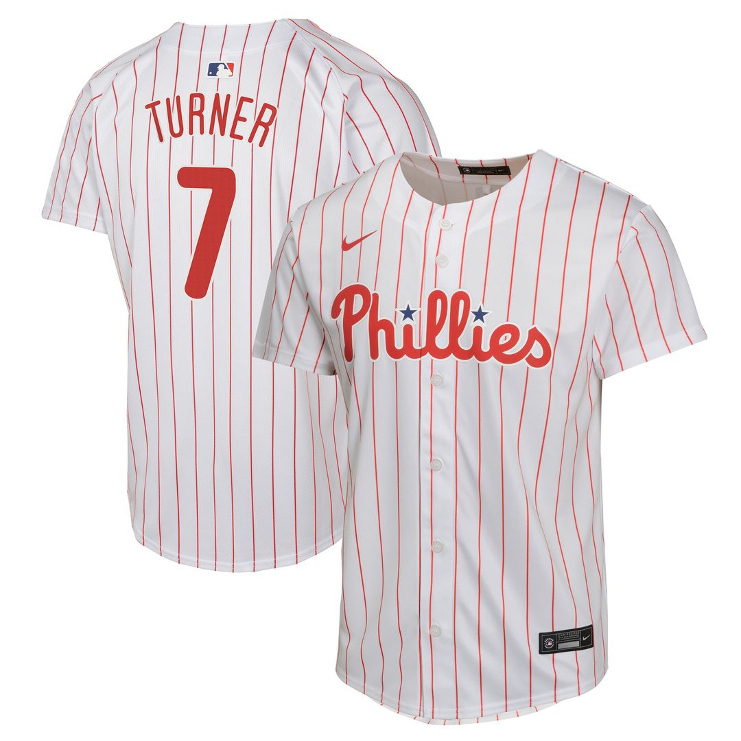 Trea Turner Philadelphia Phillies Nike Youth Home Game Player Jersey - White