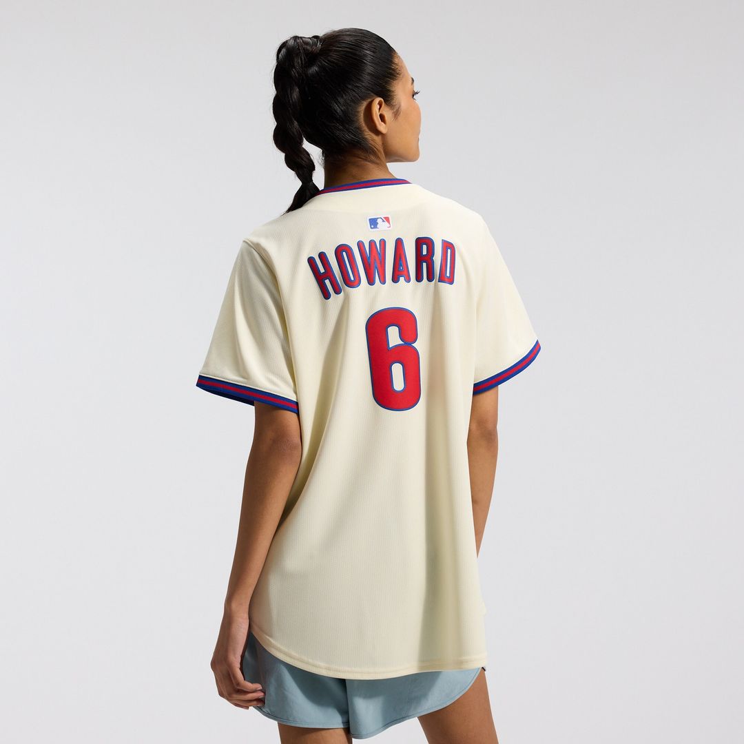 Ryan Howard Philadelphia Phillies Nike Women's Alternate 2 Limited Jersey – Cream