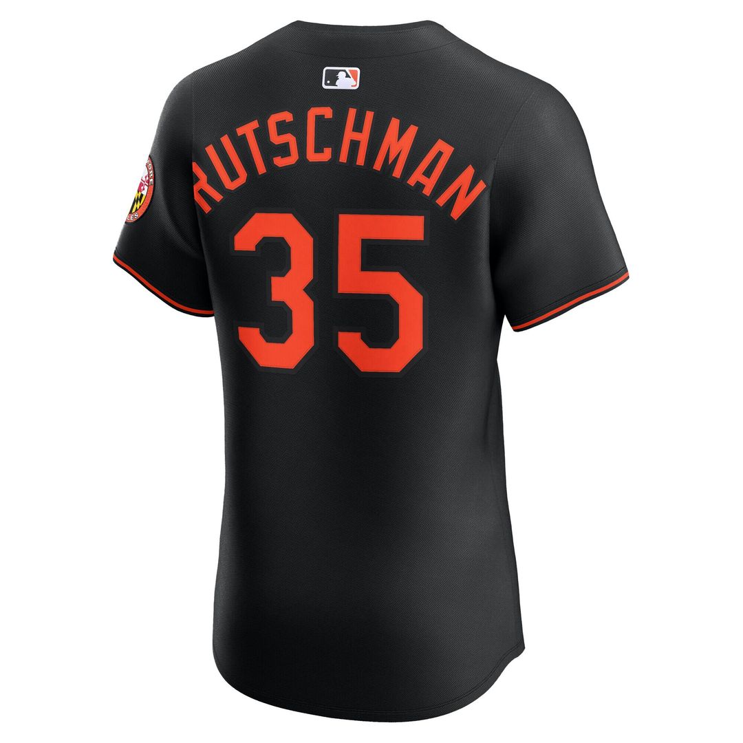 Adley Rutschman Baltimore Orioles Nike Alternate Elite Jersey - Black