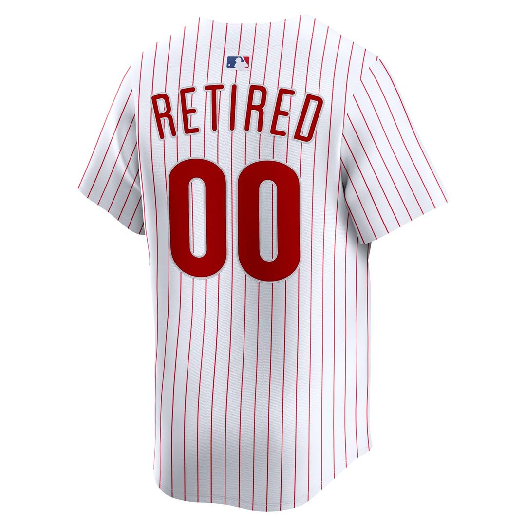 Philadelphia Phillies Nike Home Limited Pick-A-Player Retired Roster Jersey - White