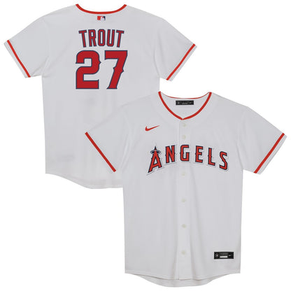 Mike Trout Los Angeles Angels Nike Preschool Home Replica Player Jersey - White