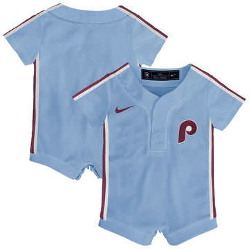 Philadelphia Phillies Nike Newborn Alternate Replica Romper Jersey - Light Blue