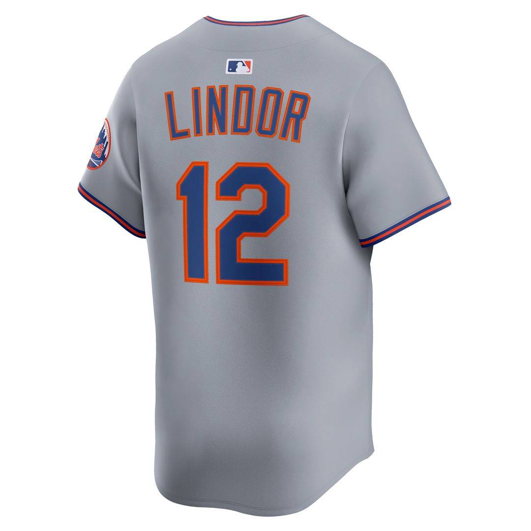 Francisco Lindor New York Mets Nike Alternate Limited Jersey - Black