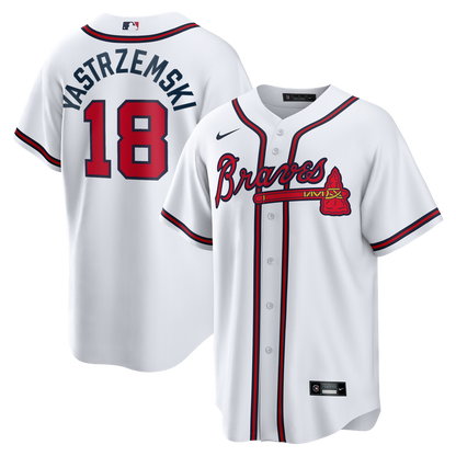 Mike Yastrzemski Atlanta Braves Nike Replica Jersey - White