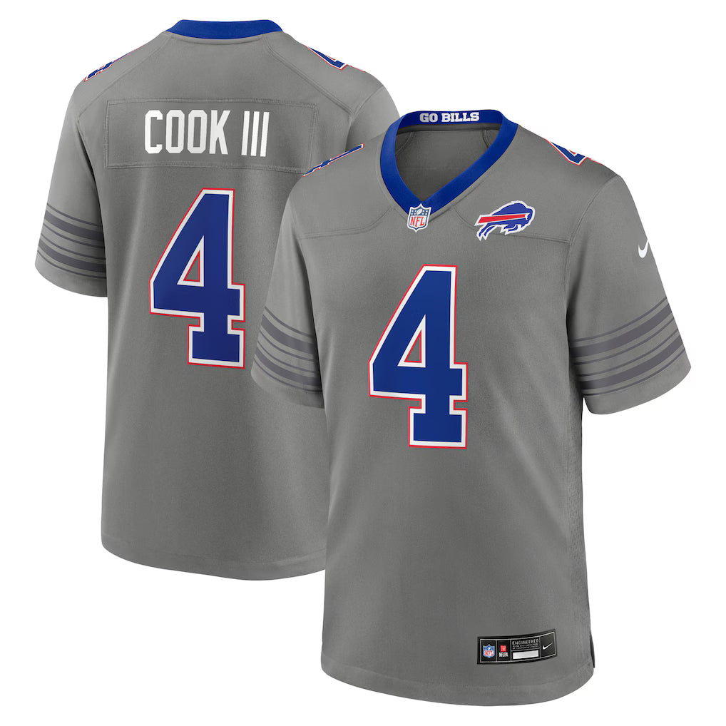 Buffalo Bills  Gray Nickel City Game Jersey