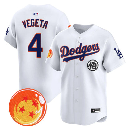 Men's Los Angeles Dodgers x Dragon Ball Vapor Premier Limited Jersey - Stitched