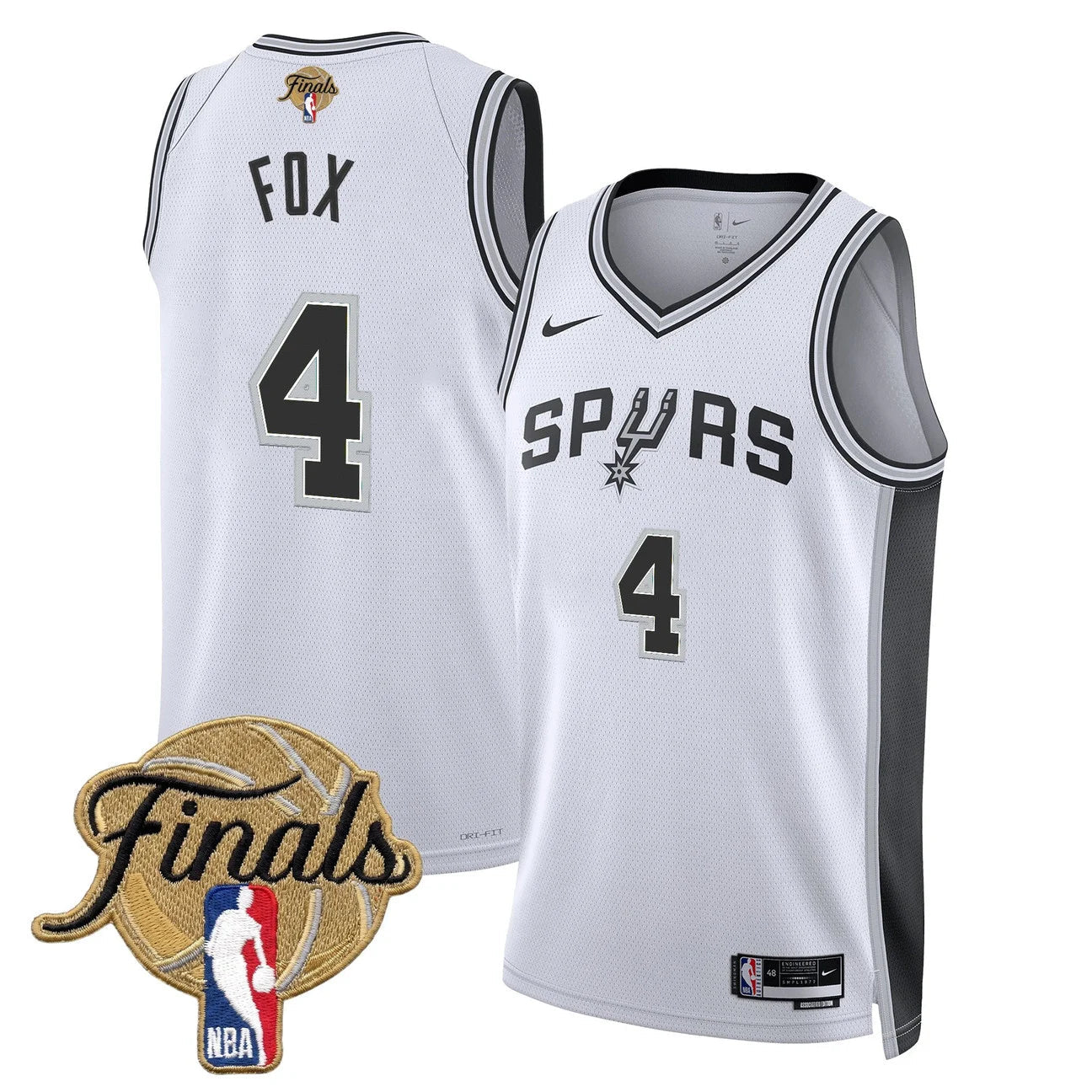 Men's San Antonio Spurs 2026 Finals Swingman Jersey - All Stitched