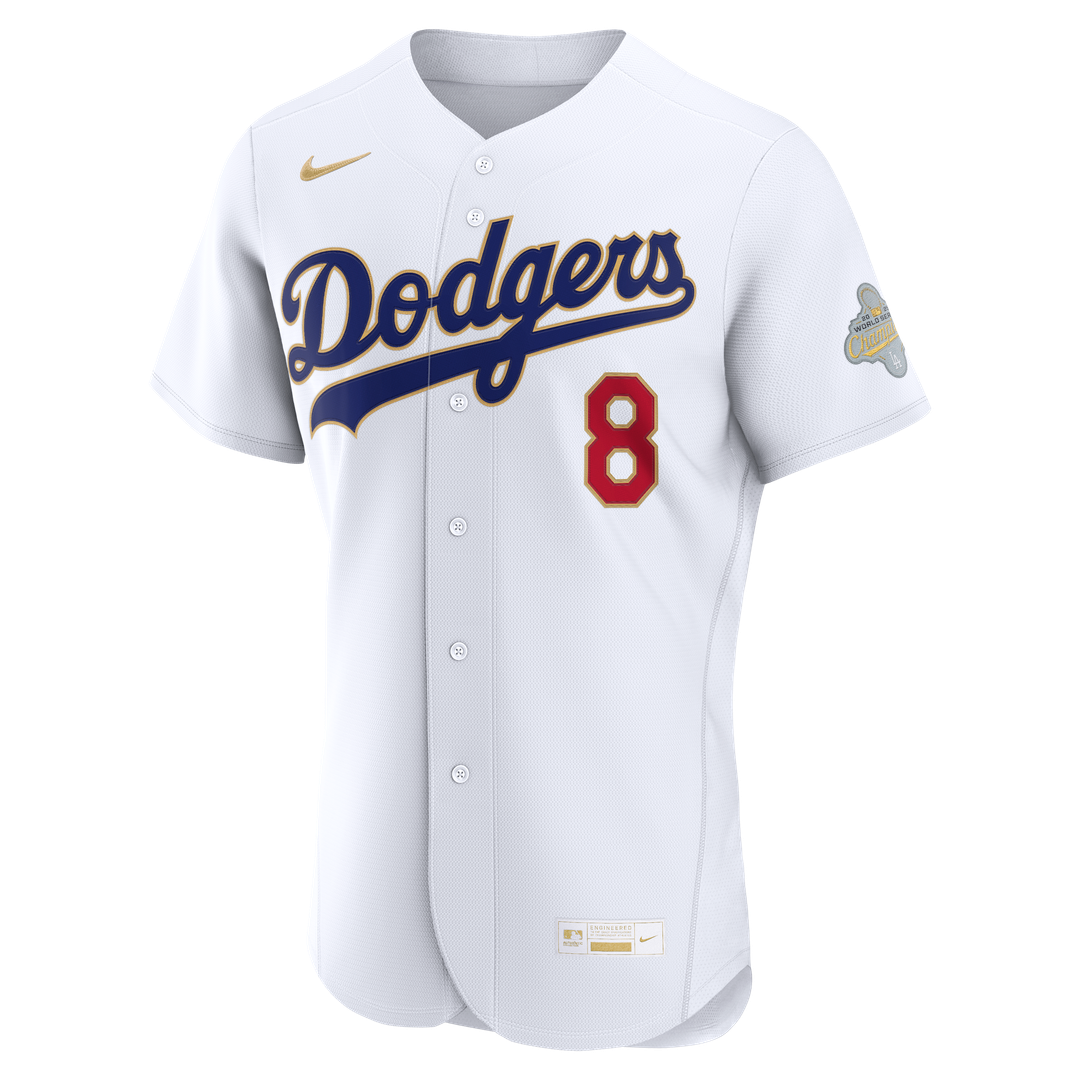 Enrique Hernández Los Angeles Dodgers Nike 2026 Gold Collection Authentic Jersey - White