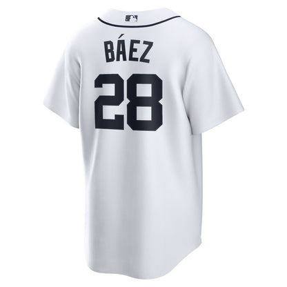 Javier Baez Detroit Tigers Nike Home Replica Player Jersey - White
