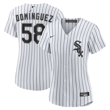 Seranthony Domínguez Chicago White Sox Nike Women's Home Replica Jersey - White