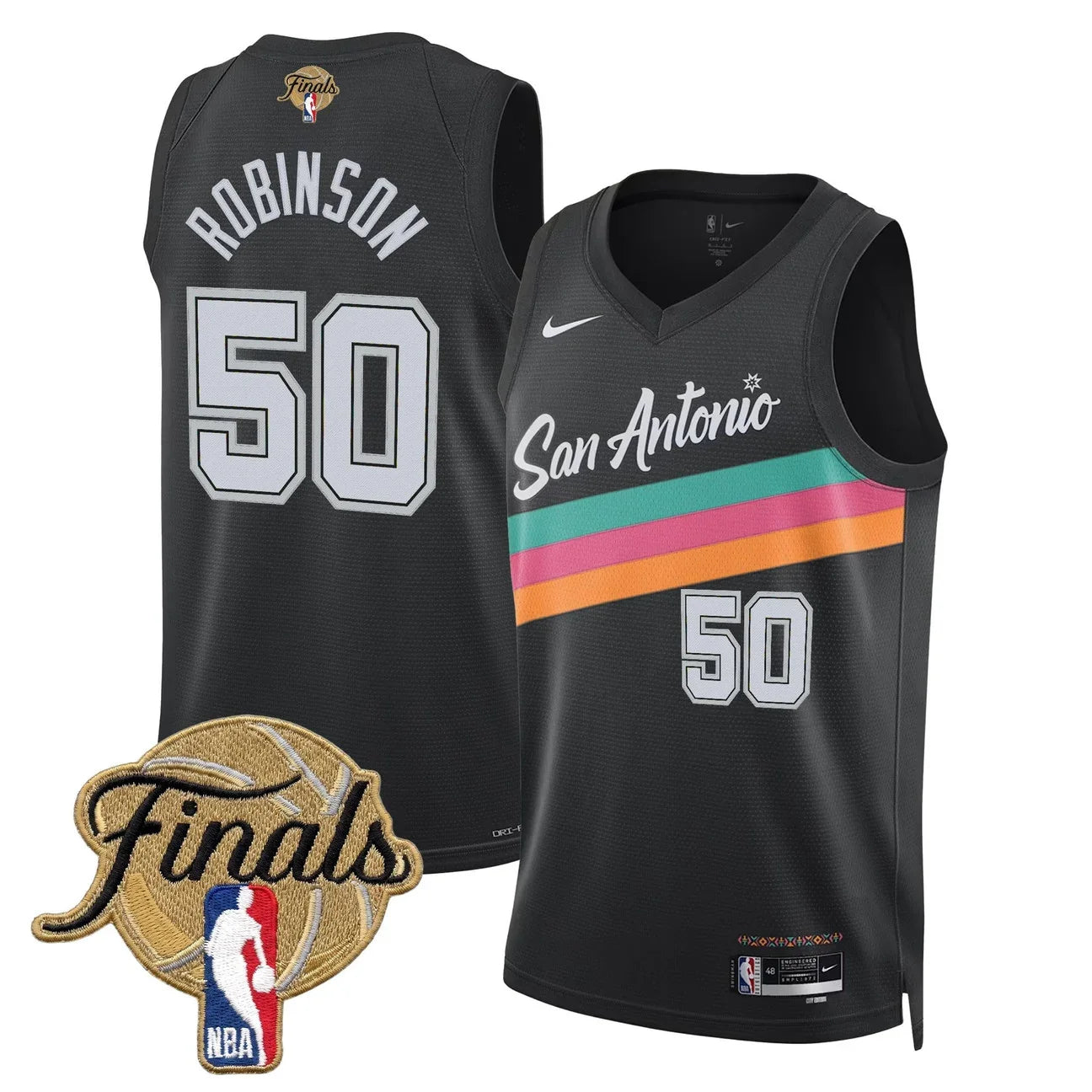 Men's San Antonio Spurs 2026 Finals Swingman Jersey - All Stitched