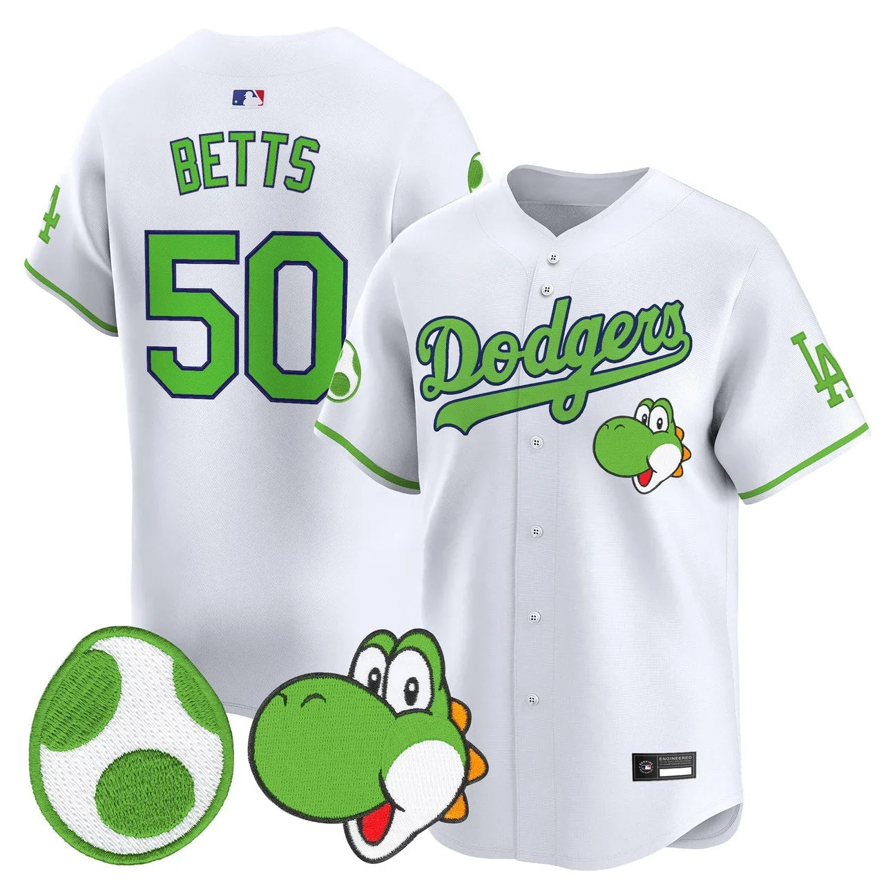 Men's Los Angeles Dodgers x Yoshi Vapor Premier Limited Jersey - All Stitched
