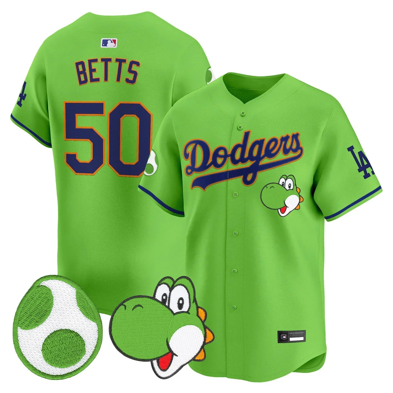 Men's Los Angeles Dodgers x Yoshi Vapor Premier Limited Jersey - All Stitched