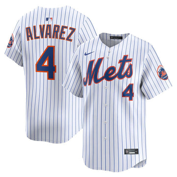 Francisco Alvarez New York Mets Nike Home Limited Player Jersey - White