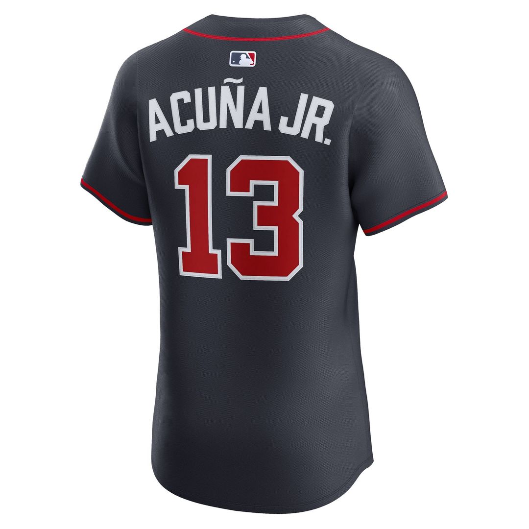 Ronald Acuña Jr. Atlanta Braves Nike Home Elite Player Jersey - White