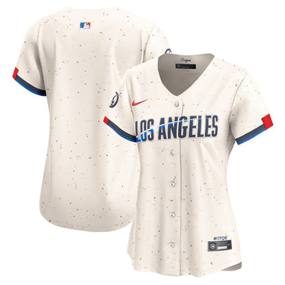 Los Angeles Dodgers Nike Women's City Connect Limited Jersey - Cream