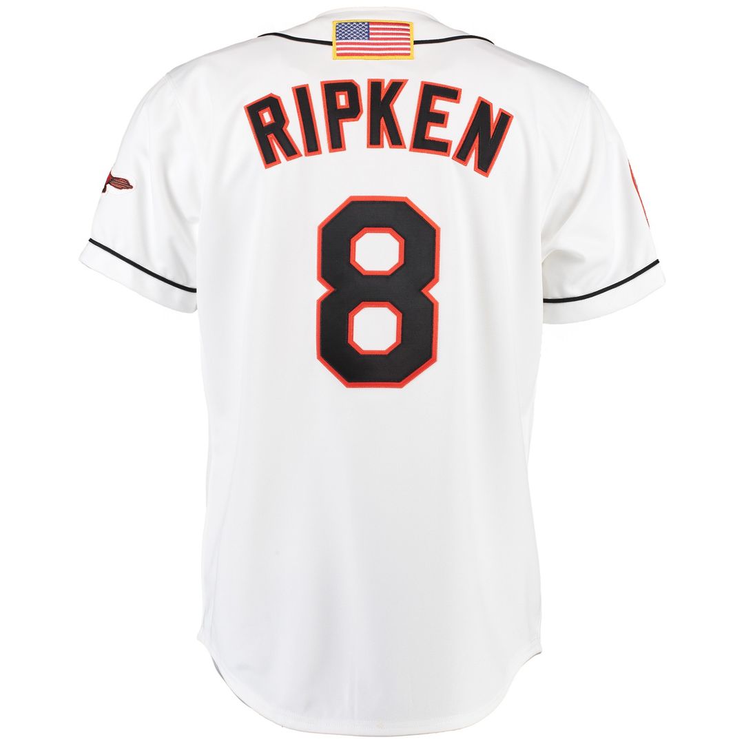 Cal Ripken Baltimore Orioles Mitchell & Ness Home Authentic Jersey - White