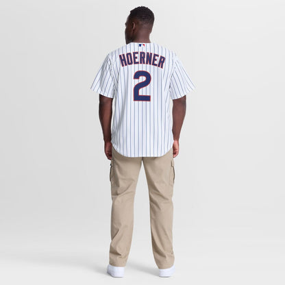 Nico Hoerner Chicago Cubs Nike Home Replica Jersey - White