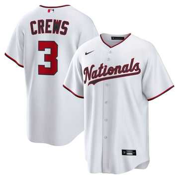 Dylan Crews Washington Nationals Nike Home Replica Jersey - White