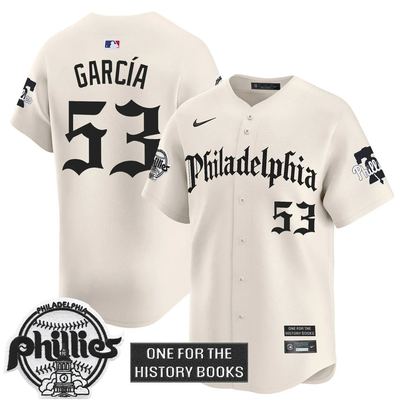 Men's Phillies 'Retro Newspaper Edition' Vapor Premier Limited Jersey - All Stitched
