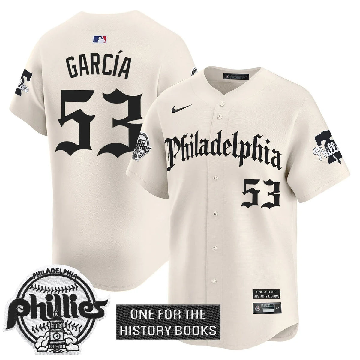 Men's Phillies 'Retro Newspaper Edition' Vapor Premier Limited Jersey - All Stitched