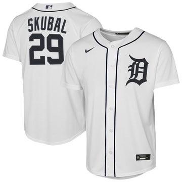Tarik Skubal Detroit Tigers Nike Youth Home Replica Player Jersey - White