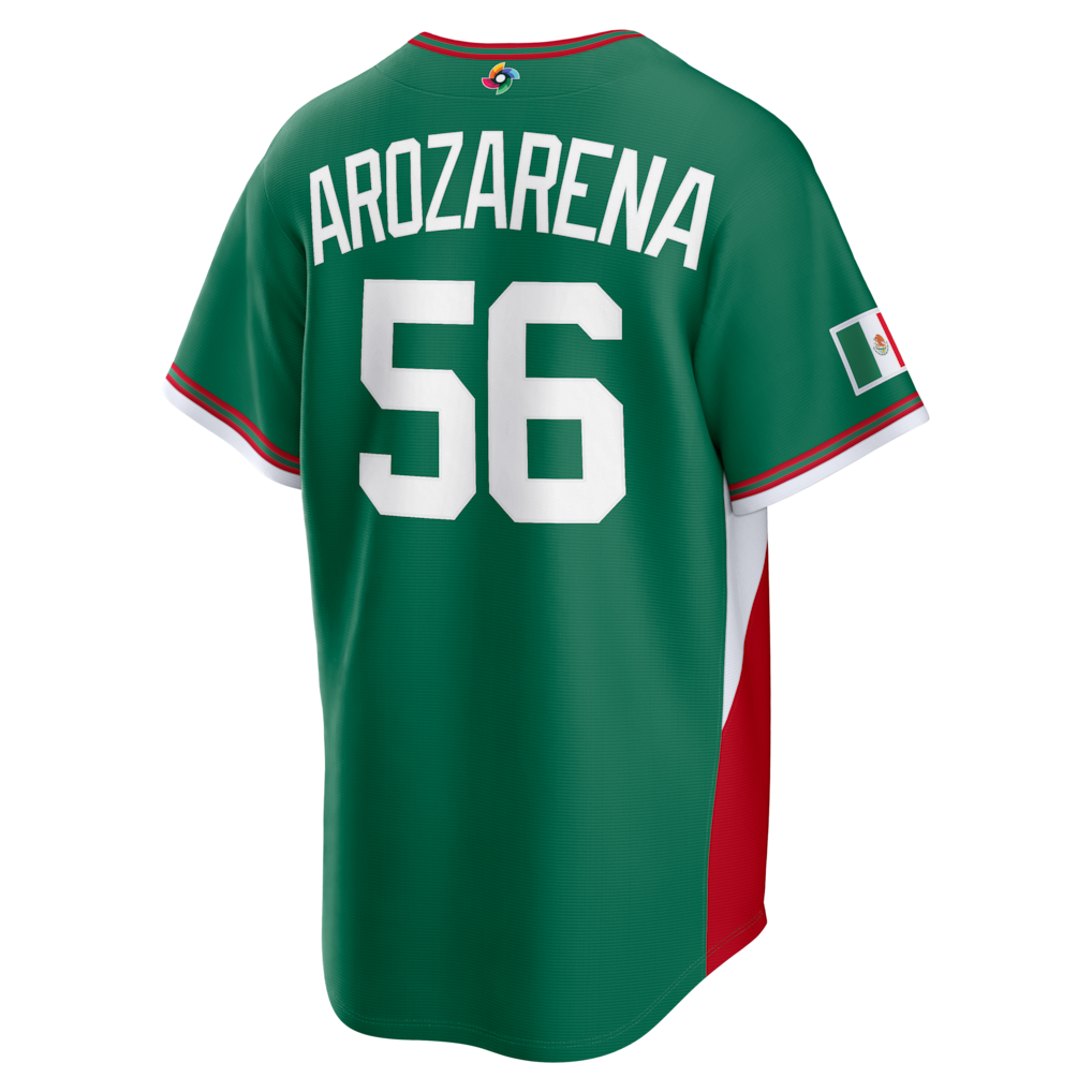 2026 WBC Mexico Stadium Baseball Green Jersey – All Stitched