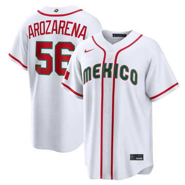 2026 WBC Mexico Stadium Baseball White Jersey – All Stitched