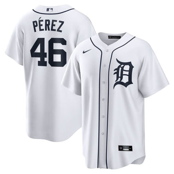 Wenceel Pérez Detroit Tigers Nike Home Replica Jersey - White