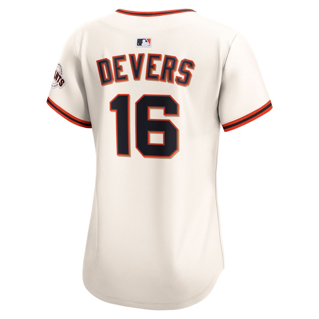 Rafael Devers San Francisco Giants Nike Women's Home Limited Player Jersey - Cream