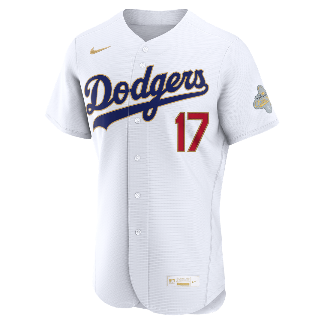 Shohei Ohtani Los Angeles Dodgers Nike 2026 Gold Collection Authentic Jersey - White