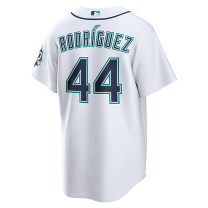 Julio Rodríguez Seattle Mariners Nike  Home Stadium 50th Season Patch Jersey - White