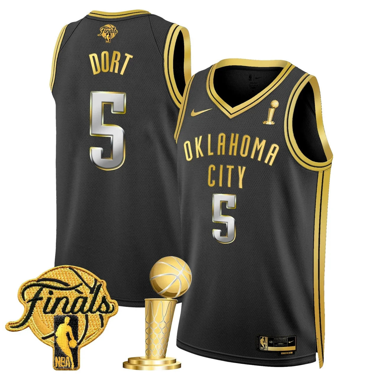 Men's Oklahoma City Thunder 2025 Champions Swingman Jersey - All Stitched