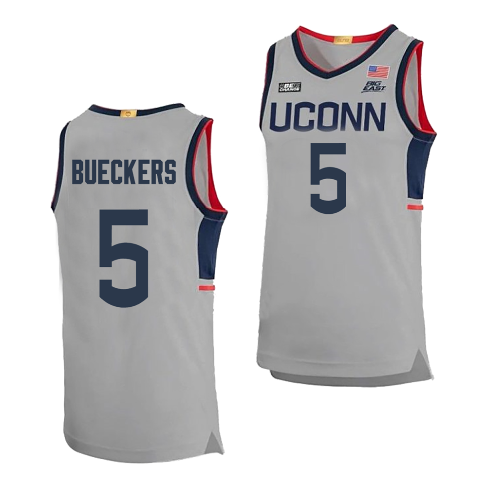 Men's #5 Paige Bueckers UConn Huskies College Basketball Jersey