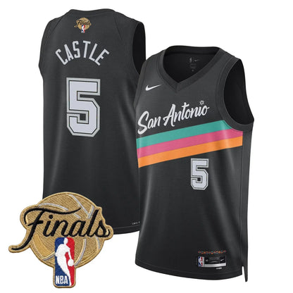 Men's San Antonio Spurs 2026 Finals Swingman Jersey - All Stitched