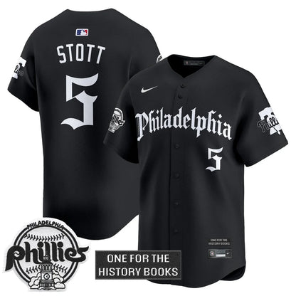 Men's Phillies 'Retro Newspaper Edition' Vapor Premier Limited Jersey - All Stitched
