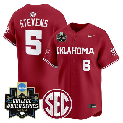 Men's Oklahoma Sooners 2026 World Series Vapor Premier Limited Jersey - All Stitched