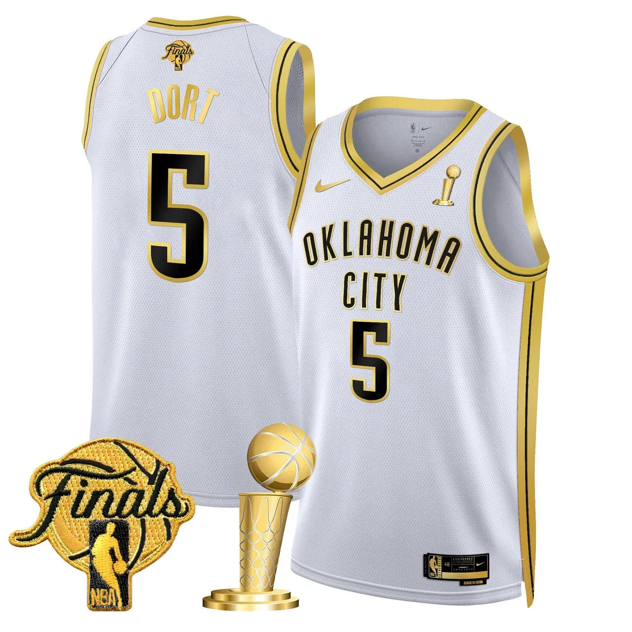 Men's Oklahoma City Thunder 2025 Champions Swingman Jersey - All Stitched