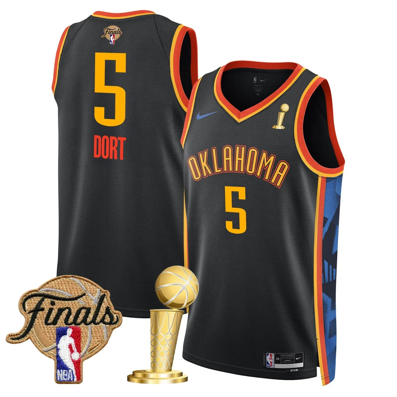 Men's Oklahoma City Thunder 2025 Champions Swingman Jersey - All Stitched