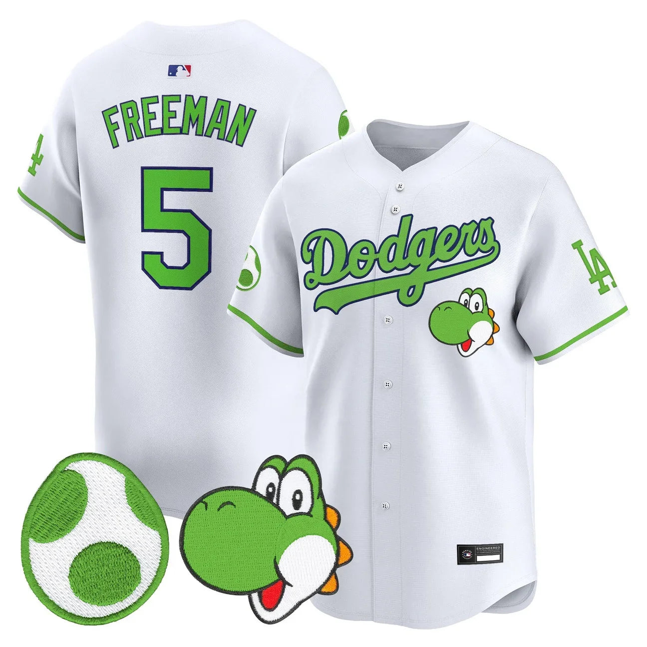 Men's Los Angeles Dodgers x Yoshi Vapor Premier Limited Jersey - All Stitched