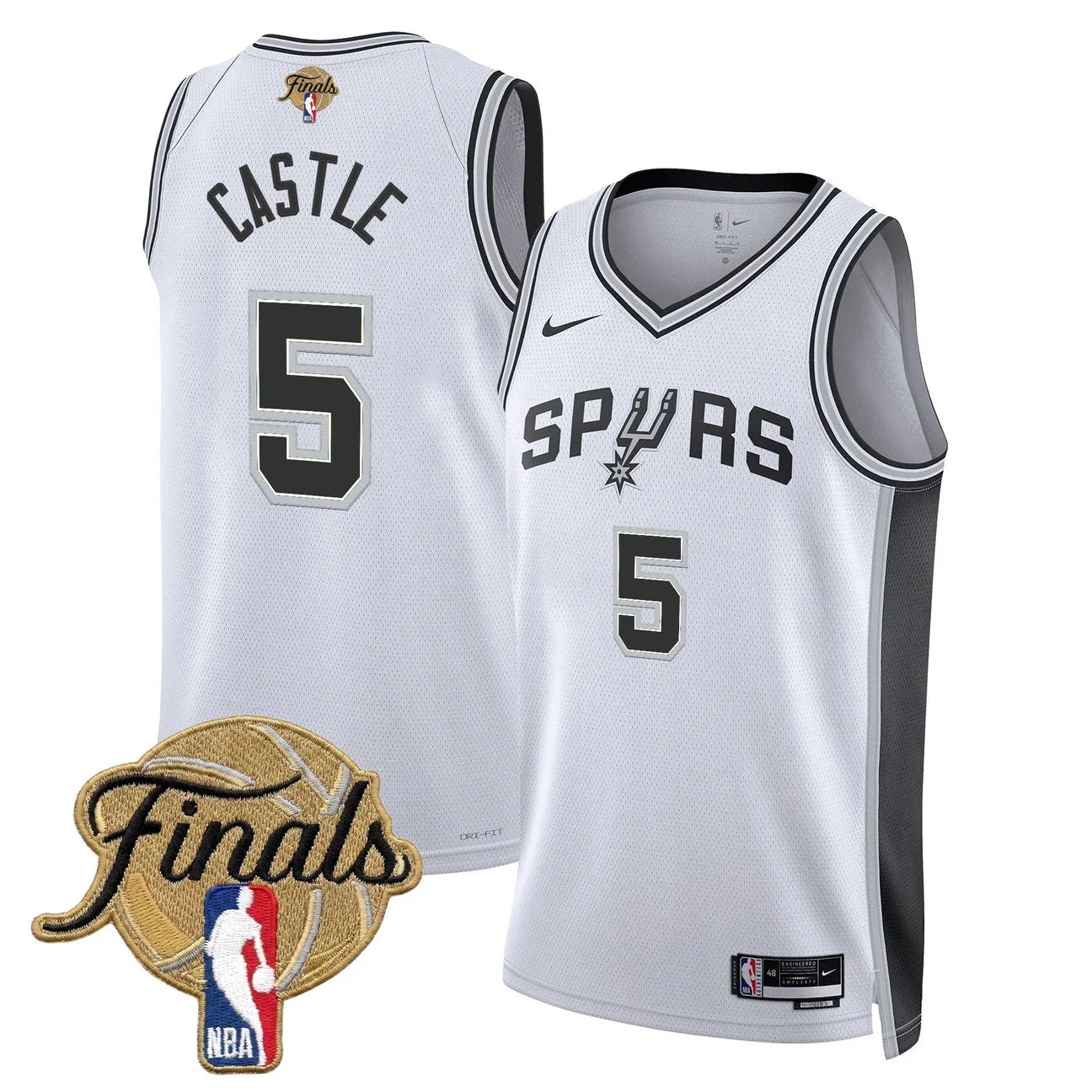 Men's San Antonio Spurs 2026 Finals Swingman Jersey - All Stitched