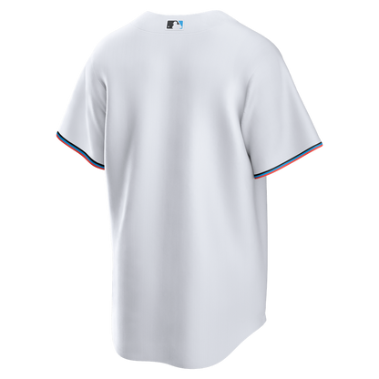 Miami Marlins Nike Home Big & Tall Replica Jersey - White