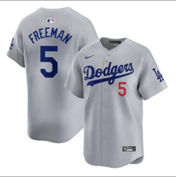 Men's #5 Freddie Freeman Los Angeles Dodgers Baseball Jersey
